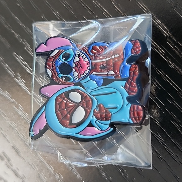 Disney "Stitch as Spiderman as Stitch" Enamel Pin - Picture 3 of 4